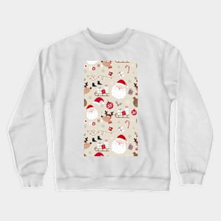 Xmas Pattern Crewneck Sweatshirt